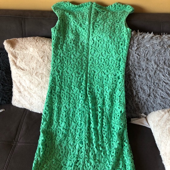 LAUREN RALPH LAUREN Mint Green Sleeveless Dress S6 - Picture 2 of 12